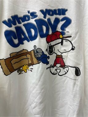 Snoopy 'Who's Your Caddy?' Golf Graphic T-shirt